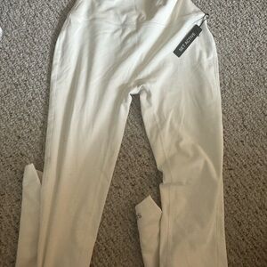 SET ACTIVE luxform leggings in color Blanc - size large - NEVER WORN